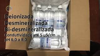 Água Bi-desmineralizada, Deionizada da Presciladermis