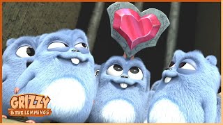 Cabin, My Love | Grizzy & the lemmings | 25' Compilation | 🐻🐹 Cartoon for Kids