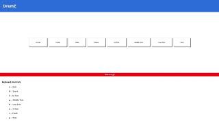 DrumZ ReactJS drums application