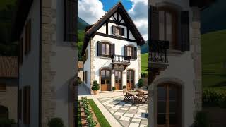 Charming Country House | Traditional European-Style Home Design.