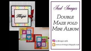 Double Maze Fold Mini Album Tutorial