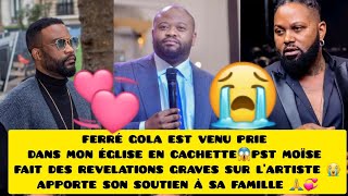 TRISTE😭TÉMOIGNAGE ÉMOUVANT DU  PST.MOISE MBIYE SUR FERRÉ GOLA PARLE DE LEUR RECONCILIATION\u0026 FALLY