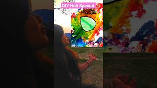 Holi Special DIY #5minutecraft #art #holi #artandcraft #viral #diy #trending #crafteraditi #shorts