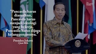 Presiden Jokowi: Kita Bersyukur Memiliki Pancasila