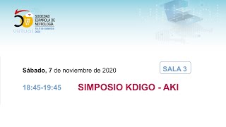 SIMPOSIO KDIGO - AKI