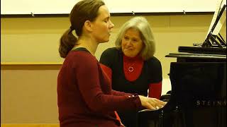 Cristina Ortiz teaches Mozart's 8th Sonata, A Minor, K310 3rd and 2nd movements