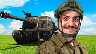 Cansei de ser youtuber, meu negócio agora é tanque de guerra