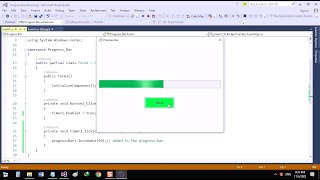 how to make a progress bar in C#