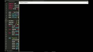 Christmas by python programming language