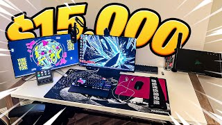 EPIC $15000 GAMING SETUP AND HOUSE TOUR! 🤑🤑🤑