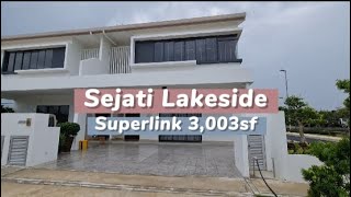 Sejati Lakeside Cyberjaya / 2 Storey Superlink / 3,003sf big FREEHOLD Unit