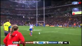 NRL 2015 Round 22 Highlights: Broncos Vs Bulldogs