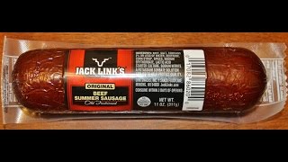 Jack Link's: Original Beef Summer Sausage Review