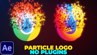 Particle Logo Animation Without Plugins | After Effects Tutorial | No Plugins