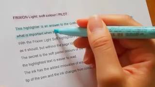 FRIXION Light: soft colour / PILOT