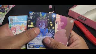 my first Weiss schwarz opening