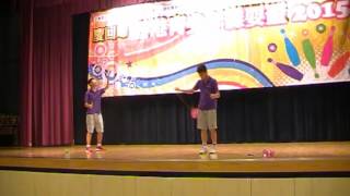 香港青少年雜耍盃2015 中學大專團體  5 YY3 Juggling Team