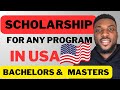 HOW TO GET A SCHOLARSHIP FOR ANY COURSE IN USA