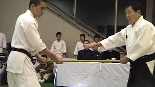 Inoue Kancho at the 51st All Japan Enbu – Yoshinkan Aikido Senshusei.