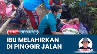 Ibu di Tana Toraja Melahirkan di Jalan gegara Longsor, Bayi Wafat Tak Berhasil Diselamatkan