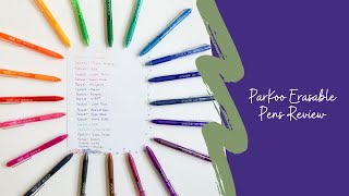 My new favorite erasable pens! // Parkoo Erasable Pens Review - Alternative to Frixion Pens