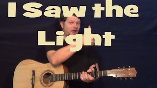 I Saw The Light (Hank Williams) Easy Guitar Lesson How to Play Tutorial