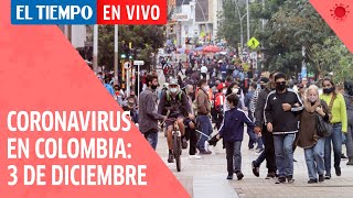 Coronavirus en Colombia: 3 de Diciembre del 2020
