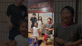 甥っ子姪っ子とカマキリダンス踊ってみた　I danced a praying mantis dance with my nephew and niece