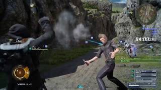 【FF15】キャラ切り替えてタイムドクエスト〜サボテンダー100体〜 FINAL FANTASY XV Ver1.20 TIMED QUEST