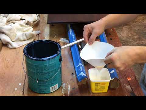RESTORING A MAHOGANY TABLE DAMAGED BY SUN / ANTIQUE RESTORATION RESTORING A MAHOGANY TABLE DAMAGED BY SUN / ANTIQUE RESTORATION