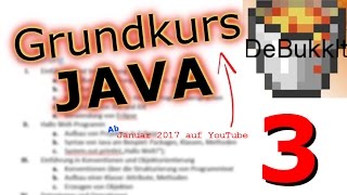 JAVA Grundkurs #3 - Klassen, Objekte, Methoden [Tutorial]