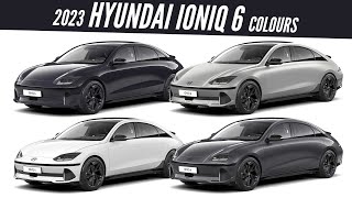 2023 Hyundai Ioniq 6 First Edition - All Color Options - Images | AUTOBICS