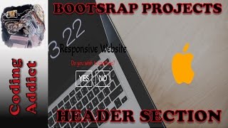 Bootstrap Projects - Header Section