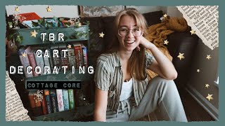 Building my Cottage Core TBR Cart || Forest Themed Book Cart