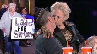 Simon Cowell Admits He's Now ATTRACTED to Older Women | Simon & Old Women Compilation
