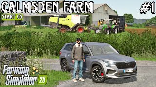 START WITH 0$ | Canola \u0026 Liquid Lime | Farming Simulator 25 | Calmsden Farm | Episode 1