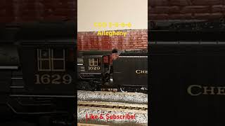 Rivarossi Chesapeake and Ohio Allegheny #allegheny #hoscale #1601 #1604