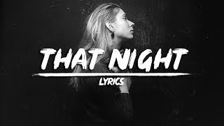 Heuse - That Night (Lyrics) feat. Austin Salter