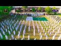 best drone footage 4k big flag celebration gujrat pakistan 14 august 2018 new mili naghma