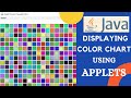 Applets in java || Program to display color chart using Applets || java tutorial #java #coding