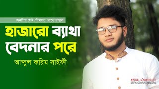 নাত: Hajaro Byatha Bedonar Pore (হাজারো ব্যাথা বেদনার পরে) Abdul Karim Saifi | আব্দুল করিম সাইফী