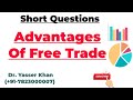 Advantages Of Free Trade