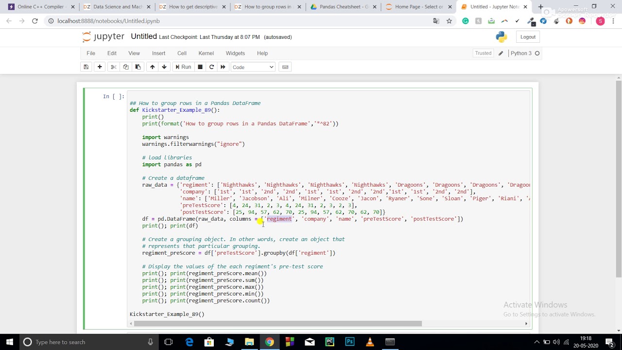 How To Group Rows In Pandas Dataframe? - YouTube