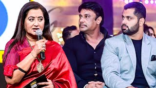 Sumalatha celebrating Challenging star Darshan and Abishek Ambareesh's Awards at SIIMA Awards