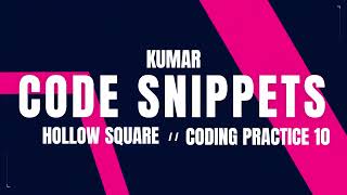 Hallow Square | CODING PRACTICE 10 | CCBP | NxtWave CCBP 4.0 Telugu | Python Programming | Python