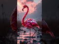 birds gems ostrich flamingo peacock owl penguin exotic birds surreal beautiful