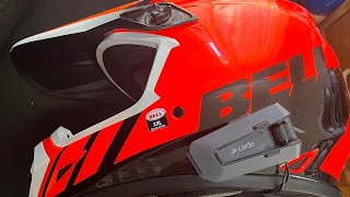 Bell MX-9 helmet Cardo Packtalk Edge installation how-to: the painfully long detailed version.