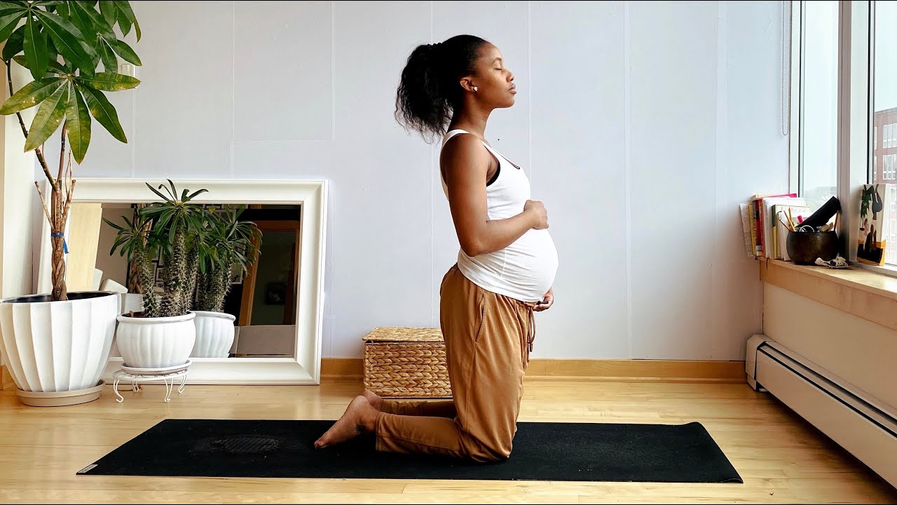 Full Body Prenatal Yoga For 2nd Trimester | Pregnancy Yoga | - YouTube