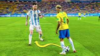 When Neymar Tried to Face Messi