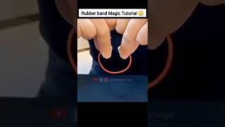 real rubber band magic,😳 || Tutorial 💯✅ | #shorts #rubber #real